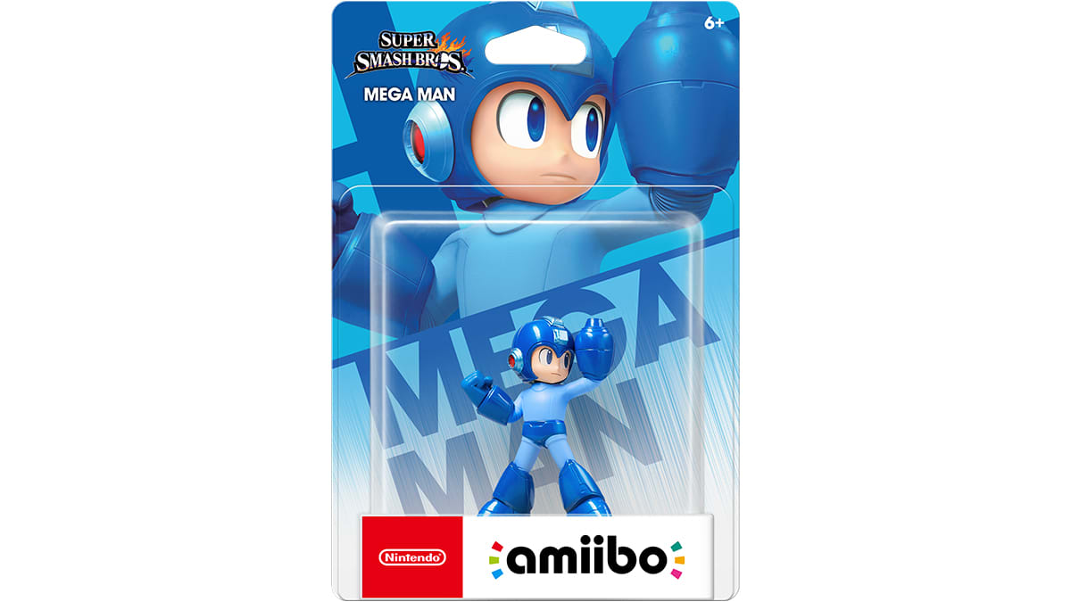 FIGURINE AMIIBO SUPER SMASH BROS MEGA MAN MEGAMAN 27 NEUF